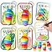 AuroTops Valentines Day Cards for Kids24 Pack Cute Keychains Bulk Sensory Slug Fidget Toys with Valentines Cards for Boys Girls Valentines Day Classroom Gift ExchangeKids Party Favors - Image 2