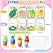 AuroTops Valentines Day Cards for Kids24 Pack Cute Keychains Bulk Sensory Slug Fidget Toys with Valentines Cards for Boys Girls Valentines Day Classroom Gift ExchangeKids Party Favors - Image 4