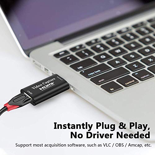 Tobo Audio Video Capture Cards - HDMI to USB 1080p USB 2.0 Record via DSLR Camcorder to Live Streaming | Gaming | Teaching | Live Broadcasting | Video Conference (USB-2.0) TD-813HVC - Image 4