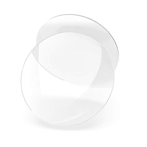 Xfenvs Strongest Door Knob Wall Shield, Transparent Round Soft Rubber Wall Protector Self Adhesive Door Handle Bumper Pack of 2 (Large Round Style 3.54", Clear) - Image 2