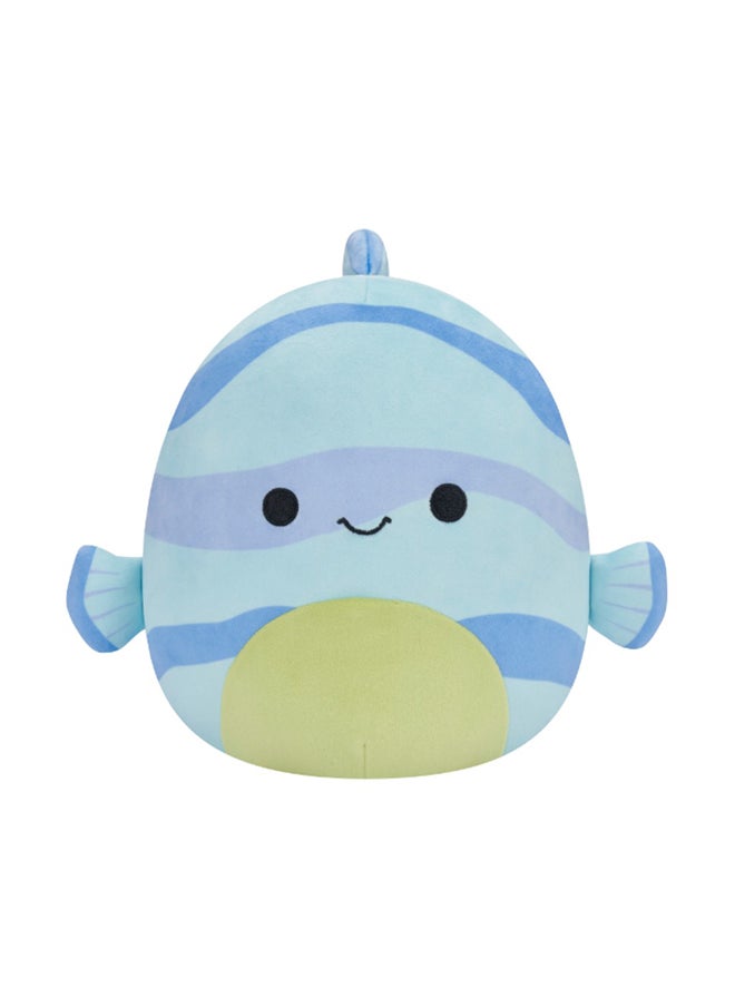 Squishmallows - 7.5 inch Leland Blue Striped Fish , Officially Licensed Kellytoy Plush Toy, Colorful Soft Toy, Gift for Kids, Girls & Boys Washable Squishy Stuff Toy Multicolor All Age - Image 1