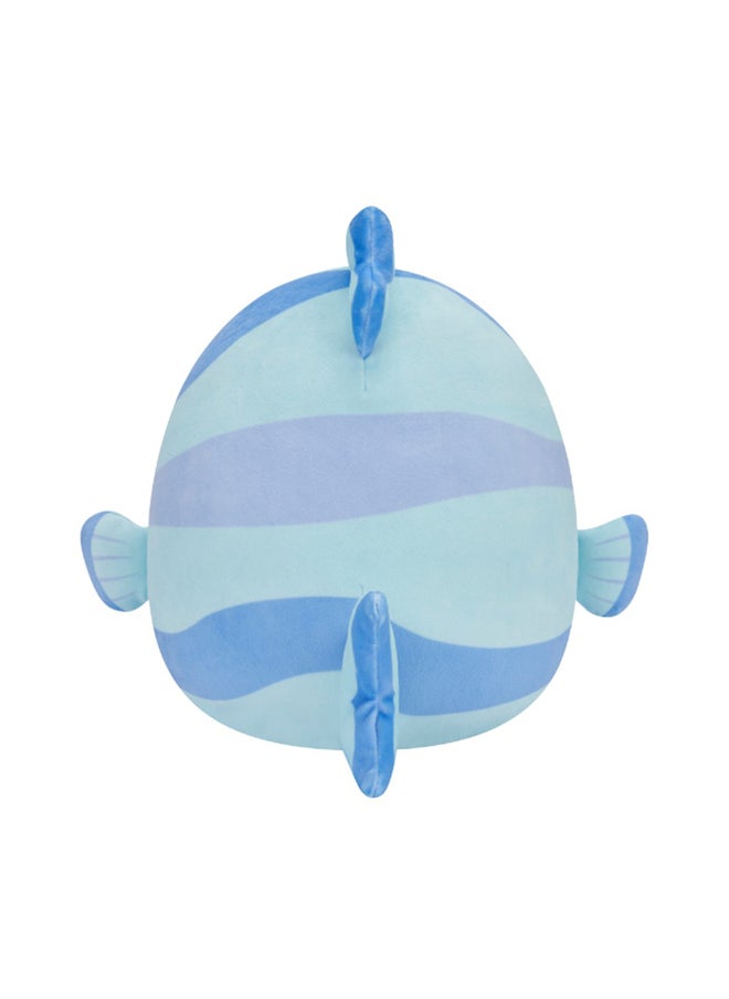 Squishmallows - 7.5 inch Leland Blue Striped Fish , Officially Licensed Kellytoy Plush Toy, Colorful Soft Toy, Gift for Kids, Girls & Boys Washable Squishy Stuff Toy Multicolor All Age - Image 1