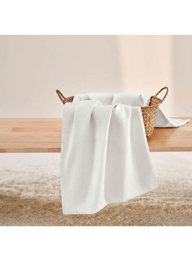 TILLYOU Cotton Collection Soft Toddler Pillowcases Set of 2, 14x20 - Fits Pillows Sized 12x16, 13x18 or 14x19, Machine Washable Travel Pillow Case Cover with Envelope Closure, White - Image 3