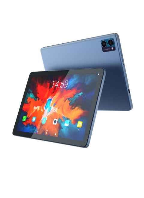 10.1 Inch Gaming Tablet, Lightweight And Portable Android Pad, Two In One Tablet Computer, HD AR Smart Learning Machine For Kids And Adults, (1pc, Blue, 4GB RAM And 32GB ROM)