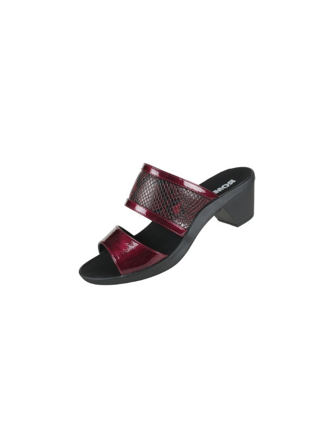 ROMIKA 117-391 Romika Ladies Block Heel Sandals 30503 Bordo - Image 3