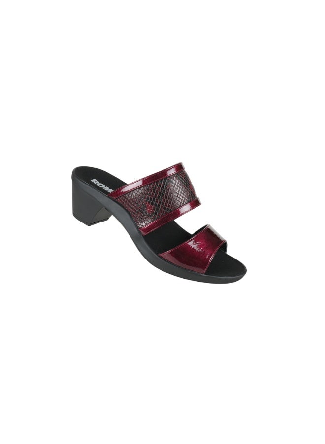 ROMIKA 117-391 Romika Ladies Block Heel Sandals 30503 Bordo - Image 1
