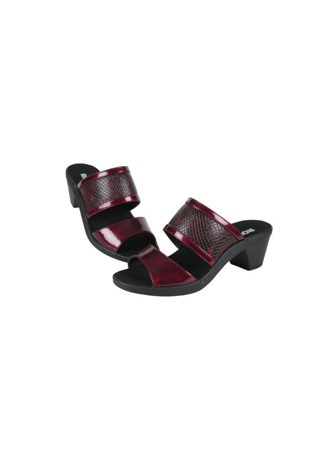ROMIKA 117-391 Romika Ladies Block Heel Sandals 30503 Bordo - Image 2