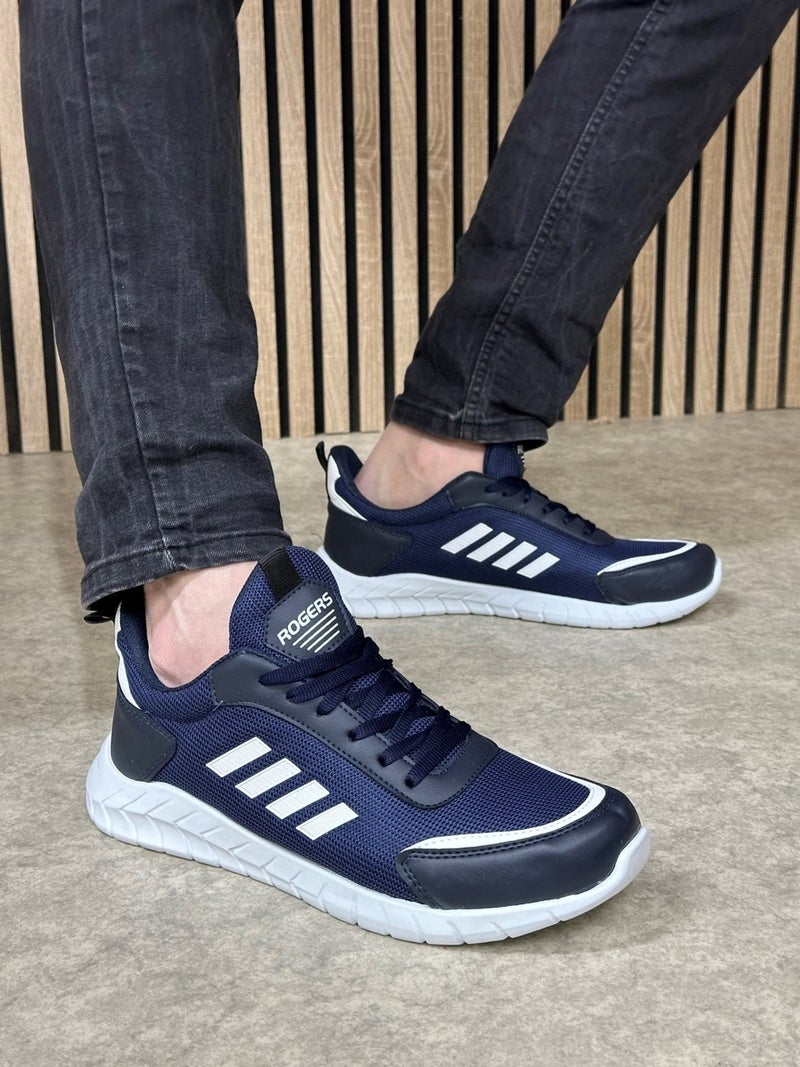 Nstil Daily Men's Sneaker Mesh Laced Comfortable Flexible Stitching Detailed Walking Sports Shoes 1453  - Image 1