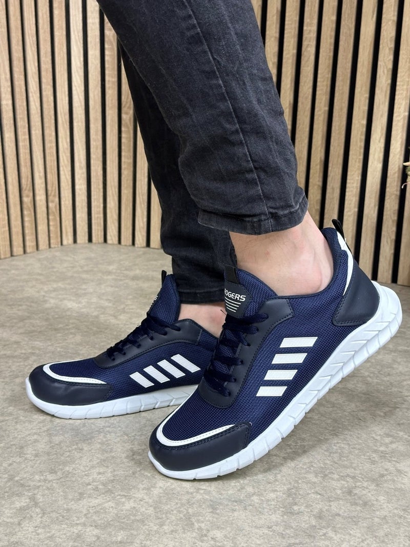 Nstil Daily Men's Sneaker Mesh Laced Comfortable Flexible Stitching Detailed Walking Sports Shoes 1453  - Image 3