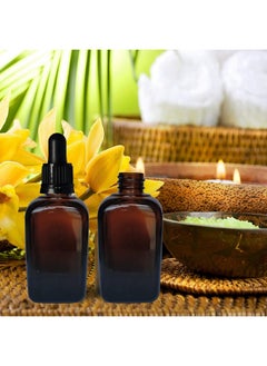 Devinez Devinez (Pack of 2) Multipurpose Refillable Amber Square Shape Glass Bottle, 15 ml with Black Glass Dropper for Cosmetics, Serum, Essential Oils, Blends, Skin Care, Travel, Toners & DIY  - Image 4