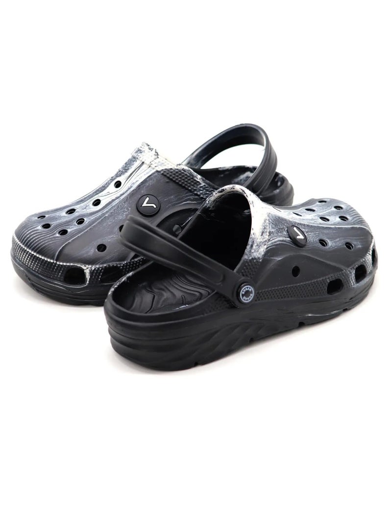 SVAAR Men's Marble Effect Classic Clogs || Sandals with Adjustable Back Strap for Men - Image 5