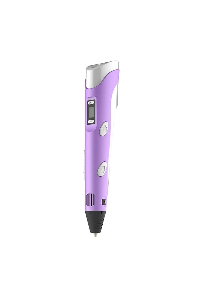 Digital Display Intelligent 3D Printing Pen High Temperature 3D Graffiti Painting Pens with USB Cable  - Image 2