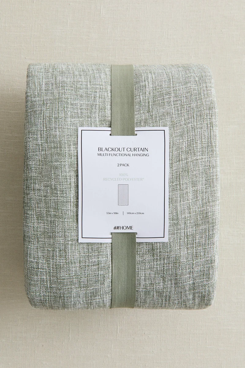 اتش اند ام ستائر حاجبة للضوء - عبوة من قطعتين