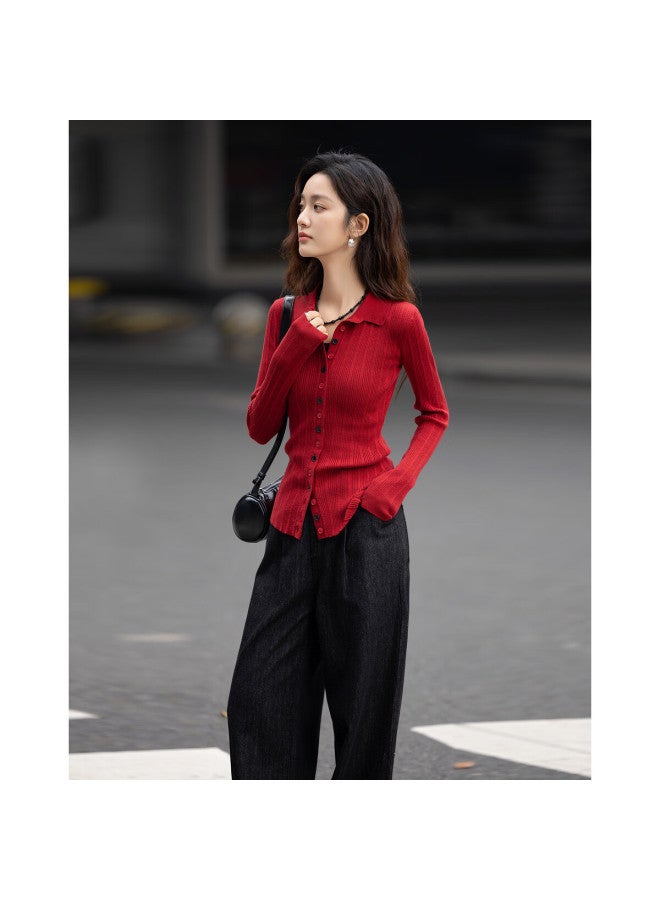 dme Dme Vintage Color Block Knitted Sweater With Wool For Women  - Image 4