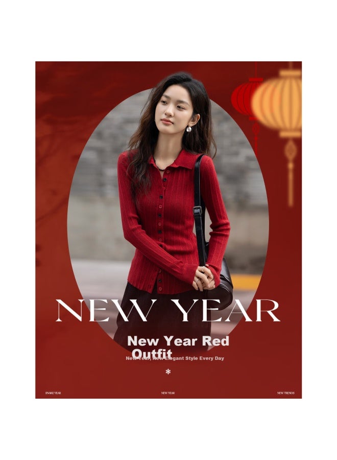dme Dme Vintage Color Block Knitted Sweater With Wool For Women  - Image 1