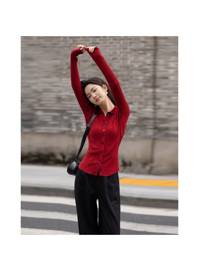 dme Dme Vintage Color Block Knitted Sweater With Wool For Women  - Image 5
