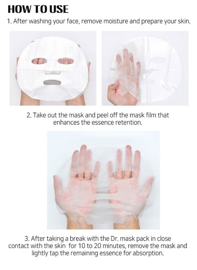 Lebelage - Dr. CAPSULE CICA MASK PACK (PACK OF 10 INDIVIDUAL MASKS) | KOREAN MADE SKIN CARE - Image 1