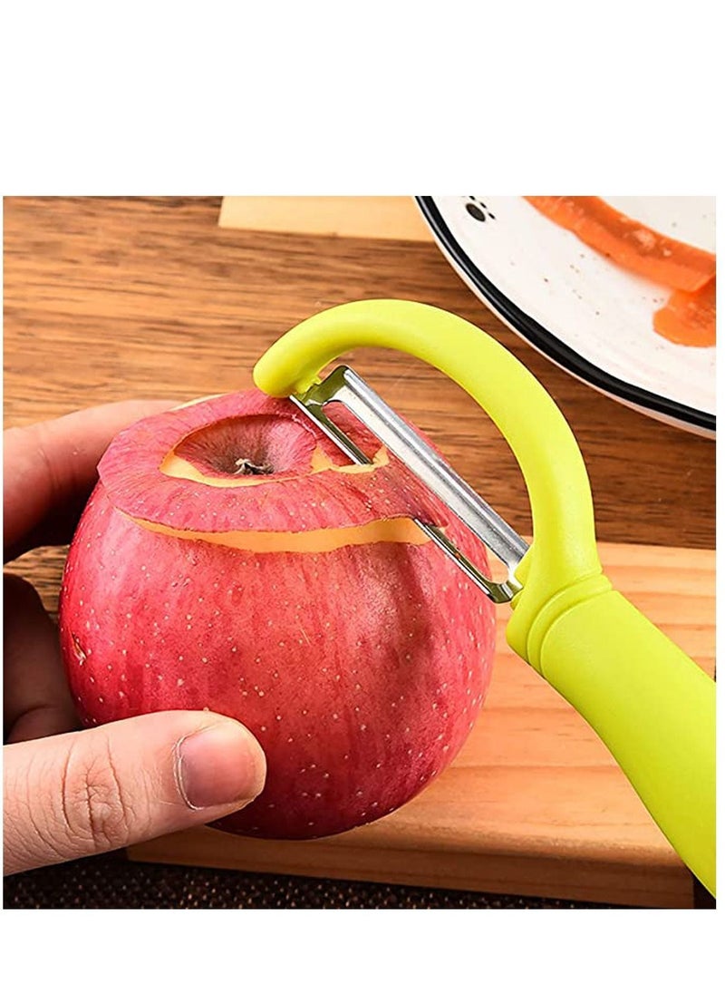 NIBEMINENT 2 PCS Special Peelers for Kitchen, Fruit Peeler Apple Peeler, Potato set, Carrot Cucumber and other Vegetable Suitable Left Right Hand Use  - Image 2