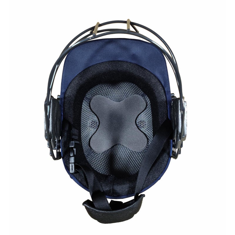 Prokick Pioneer Cricket Helmet with Adjustable Steel Grill, Navy - Small - Image 5