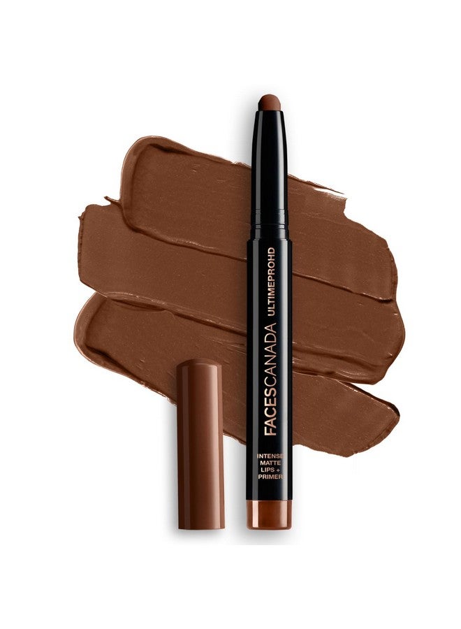 Facescanada FACES CANADA Ultime Pro HD Intense Matte Lipstick + Primer - Boysenberry (Plum), 1.4g | 9HR Long Stay | Flawless HD Matte Finish | Intense Color | Lightweight | Smooth Glide | Primer Infused  - Image 1