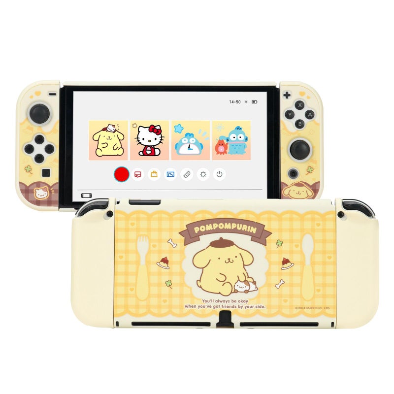 Kuitmor Protective Shell for Switch OLED,Slim Cover Case Compatible with Switch OLED,Anti-Scratch and Shock-Absorption Design Joystick Cover Skins - Dog - Image 1