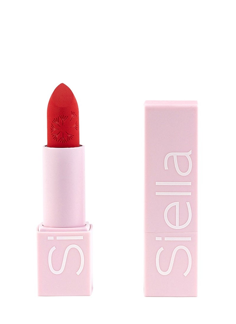 Siella Beauty Begonia Flower Power Matte Lipstick Upto 10hr Long Lasting Lipstick Made In Italy  - Image 1