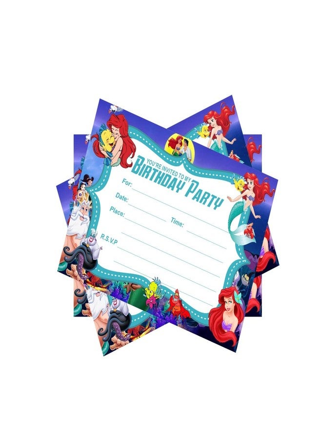 Losede 12PCS Birthday Invitations Birthday party supplies decorations (3) - Image 4