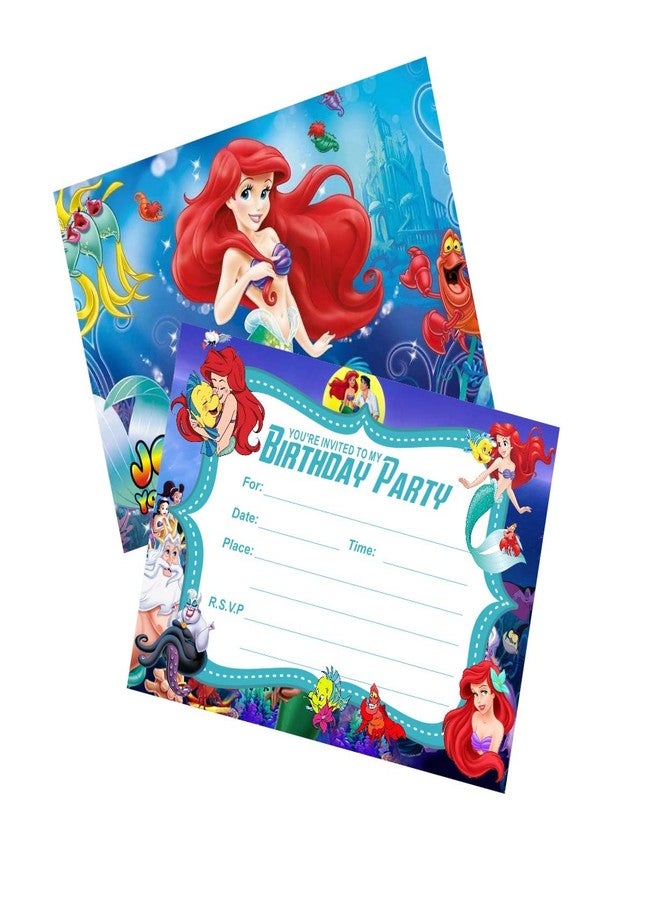 Losede 12PCS Birthday Invitations Birthday party supplies decorations (3) - Image 1