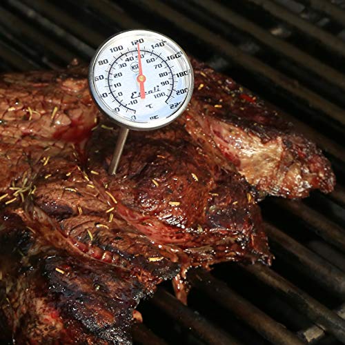 Escali AH3 NSF Certified Commercial Instant Read Large Dial Thermometer W/Clip, Silver - Image 5