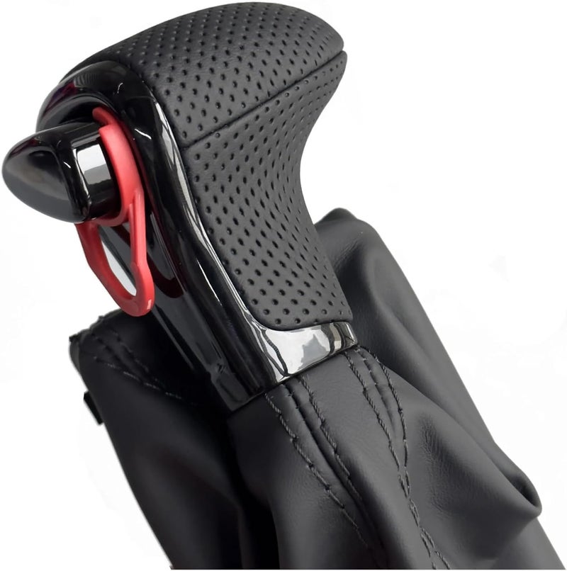 Black Auto Automatic Gear Shift Knob Compatible With LHD A6 C6 A4 B8 A5 Q5 2009 2010 2011 2012 2013 2014 4G1713139R(Q7 4L) - Image 3