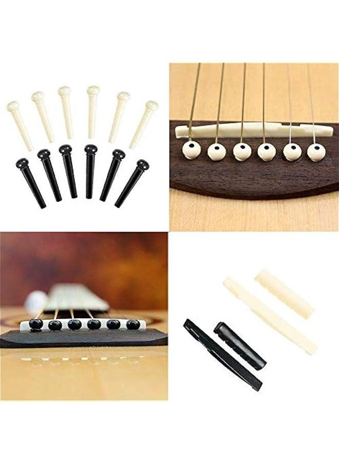 MOXO 34 Guitar Accessory Kit Guitar Picks Capo Acoustic Guitar Strings Bridge Pins B Strings  - Image 4
