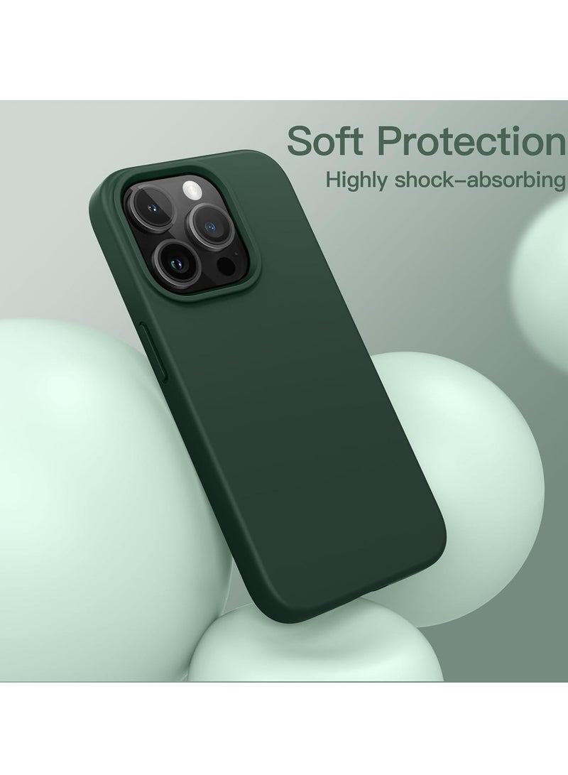 DUSALA iPhone 15 Pro Case, Liquid Silicone Phone Case for iPhone 15 Pro 6.1 Inch, Colorful Silky-Soft Protective Cover (Green) - Image 4