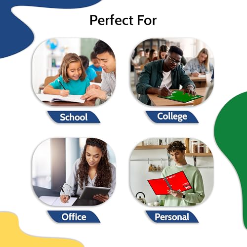 EPI Spiral Notebook | Wide - 70 Sheets, Durable Spiral Binding | 10.5 x 8 in | Classroom Supplies | School, Office, Note Taking, Journaling - 48 Pack - Image 5