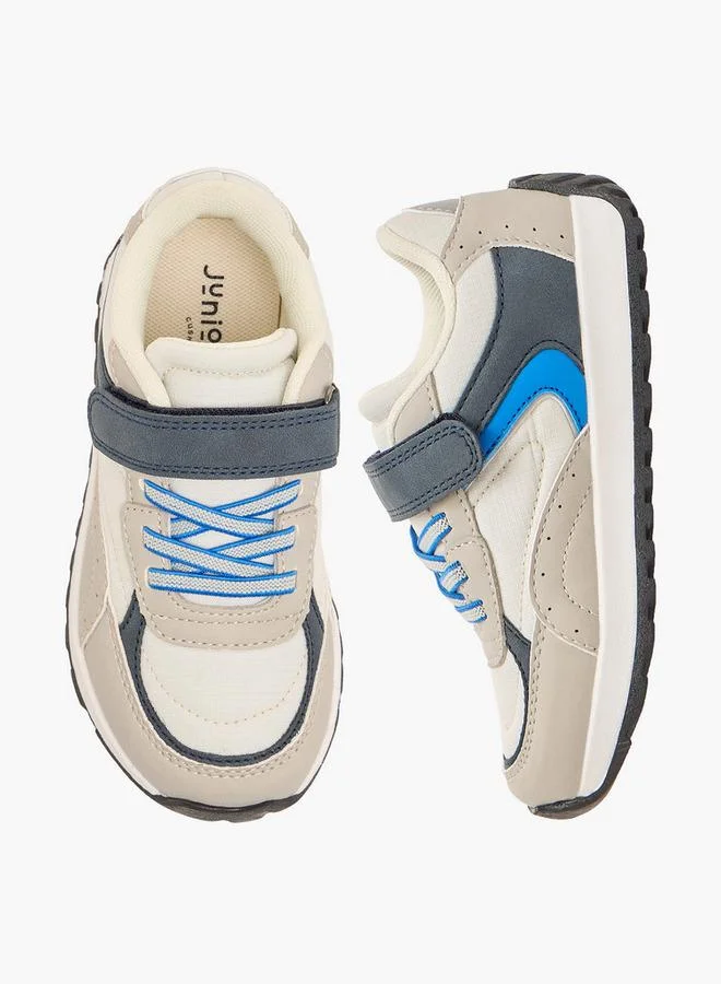 Juniors Boys Hook & Loop Ankle School Sneakers