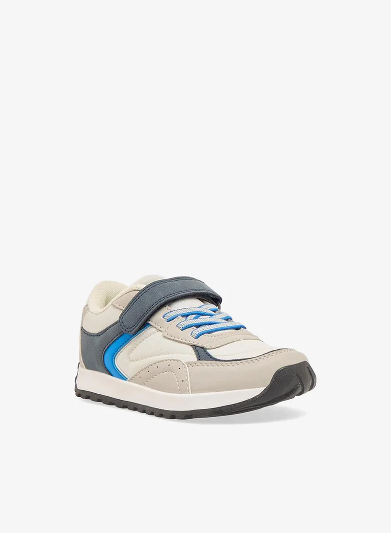 جونيورز Boys Hook & Loop Ankle School Sneakers