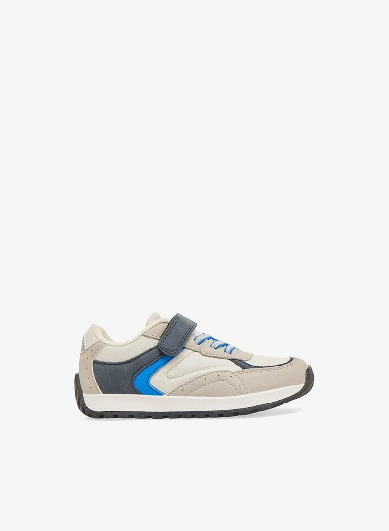 جونيورز Boys Hook & Loop Ankle School Sneakers