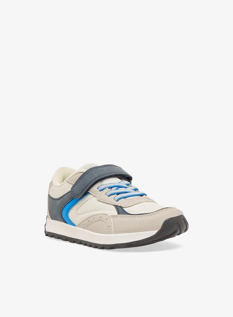 جونيورز Boys Hook & Loop Ankle School Sneakers