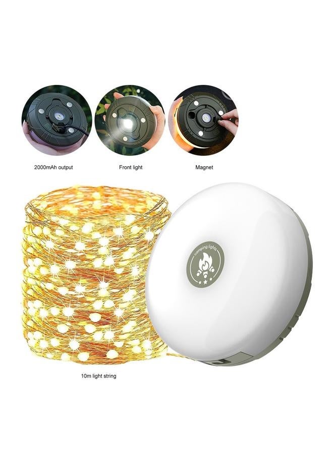 NIBEMINENT Camping Light String IPX4 Waterproof Multi Modes USB Rechargeable Flexible LED Outdoor String Lamp for Yard Tent RV  - Image 4