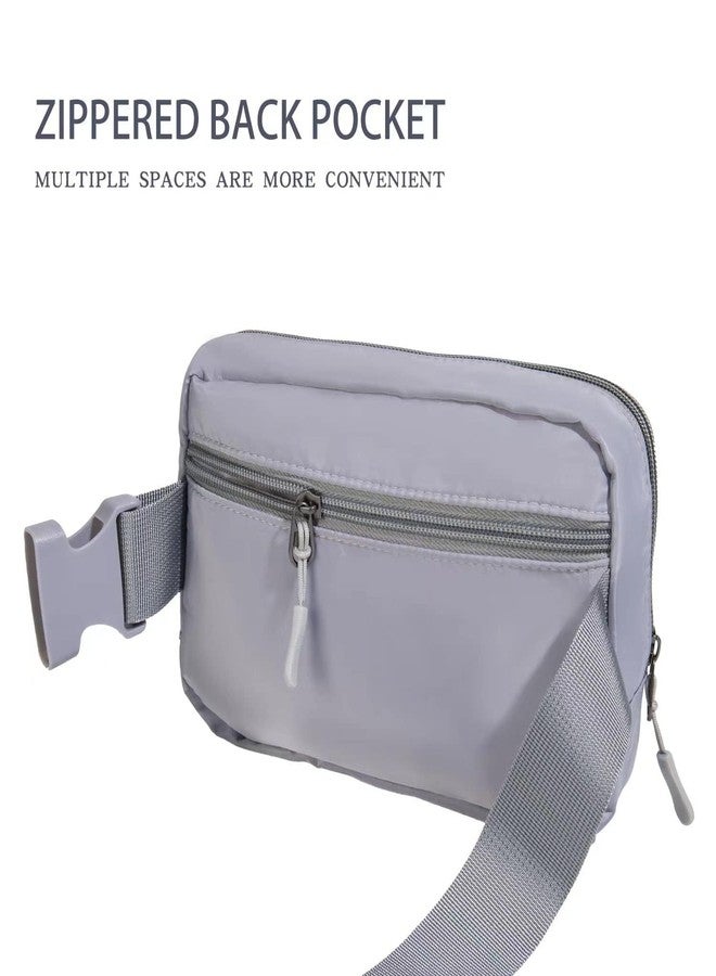 TOCINGO Stylish Waist Bag for Women & Men - Chic Fanny Pack with Multiple Pockets | Ideal for Streetwear, Concerts & Travel (Grey) - Image 5