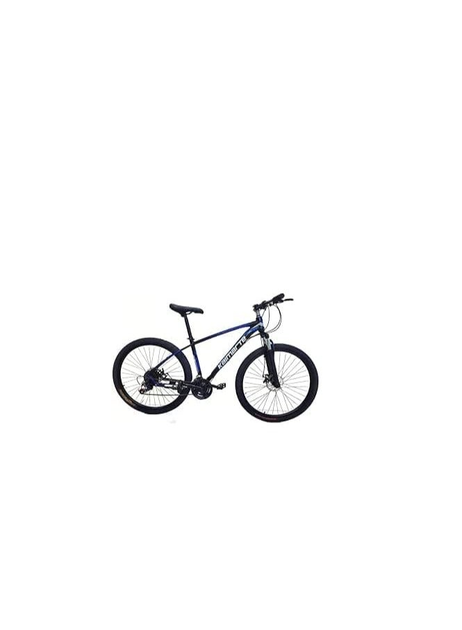 Shard Mountain Bike, 29 Inch, Frame Carbon Steel, Dual Disc Brake, 21 Speed, Kamarati, Blue Black 