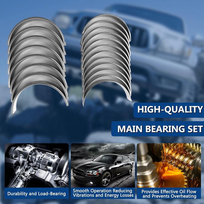 Cycwer 20pcs Main Crankshafts and Conrod Bearings Shells for Audi A5 Quattro and SQ5 - Image 5