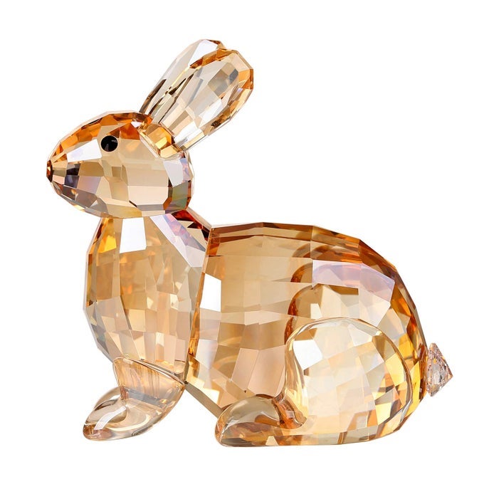 CRYSTAL BUNNY RABBIT ANIMAL COLLECTIBLE CUTE FIGURINE BIRTHDAY GIFTS HOME DECOR GOLD