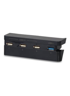 High Speed 4 In 1 USB Hub Splitter Adapter for Sony PlayStation Slim PS4 Slim- wireless
