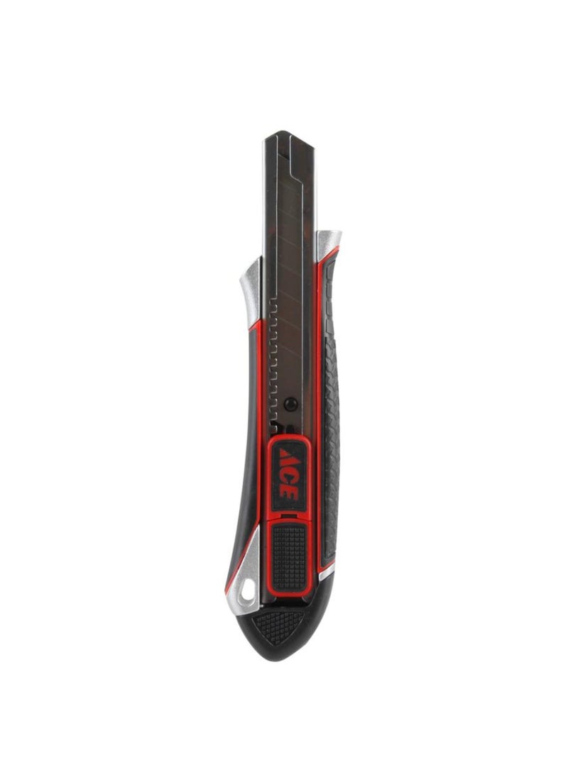 ACE 18mm Zinc Alloy Body Snap Off Utility Knife 
