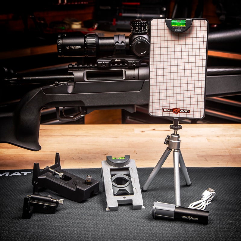 Real Avid Scope Leveling Kit & Precision Scope Level System | Complete Scope Mounting Kit for Mounting, Aligning & Leveling Rifle Scopes | Perfect Tool for Gunsmithing & Hunters - Image 3