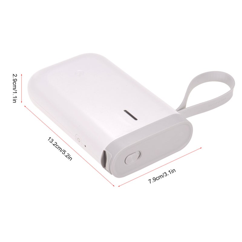 Label Maker Machine Portable Thermal Label Printer Handheld Name Price Sticker Printer Pocket Size BT Wireless Connection with APP 4 Rolls Thermal Paper for Home Office Supermarket Store - Image 5
