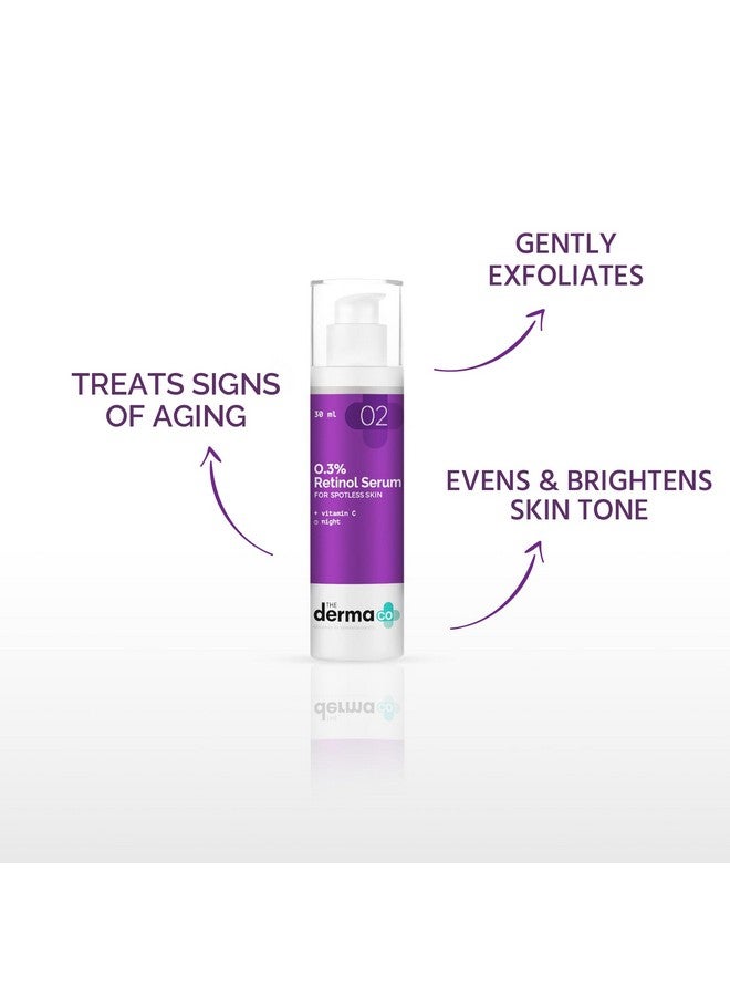 THE derma Co 0.3% Retinol Serum For Youngerlooking & Spotless Skin - Image 2