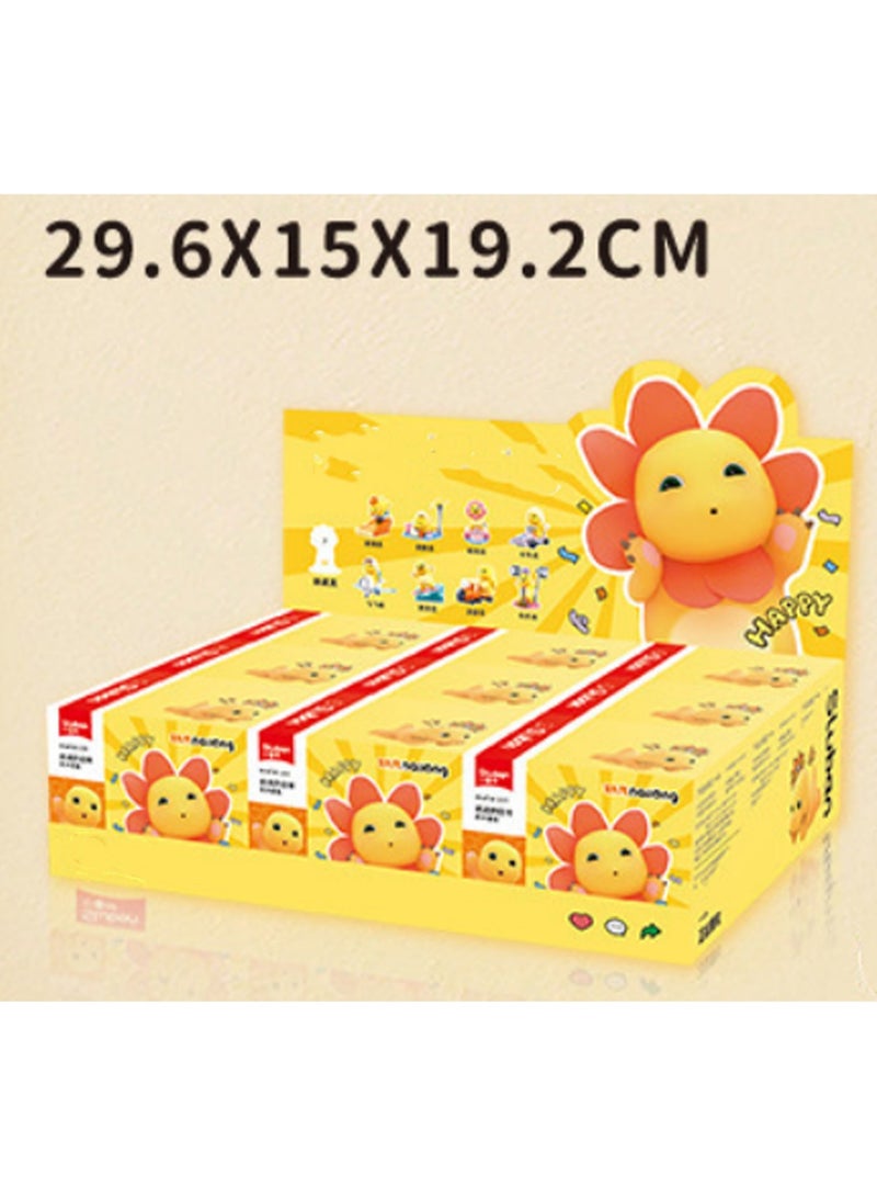 Little Yellow Dragon 9 Complete Blind Box Model Set Building Blocks Creative Diy Simulation Collection Building Assembly Toys Children Adult Home Decoration - Image 3