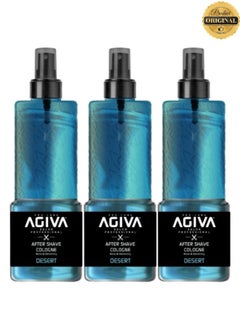 Agiva 3 Pieces Agiva After Shave Cologne Desert  - Image 1