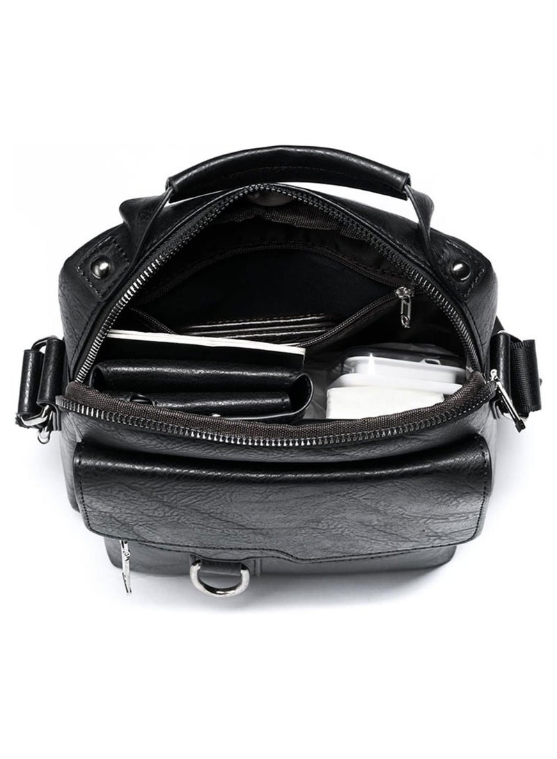 Jeep Buluo A shoulder and Hand Bag for Men Made of High-Quality Leather For Personal Purposes, Travel, Hiking and Sports - Image 4